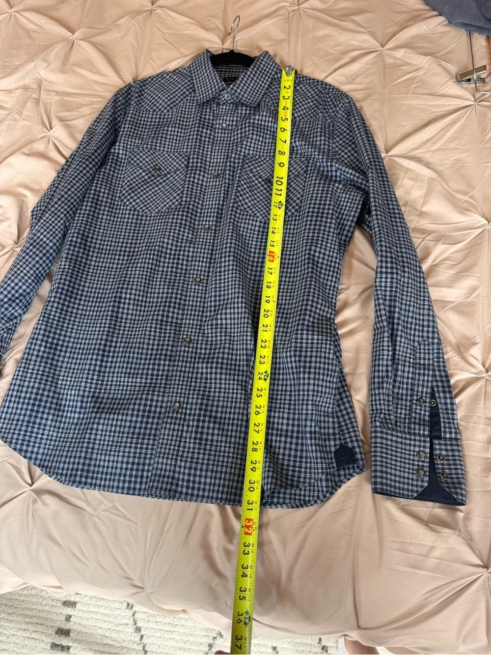 Banana Republic‎ Western Plaid Button-Down Shirt - Men’s Large Tall